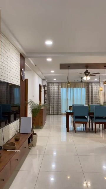 Home Tv Units With Wooden Laminates And Glossy Tiles | Material Depot